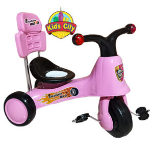 Moto Bike Booster-Light Pink & Black