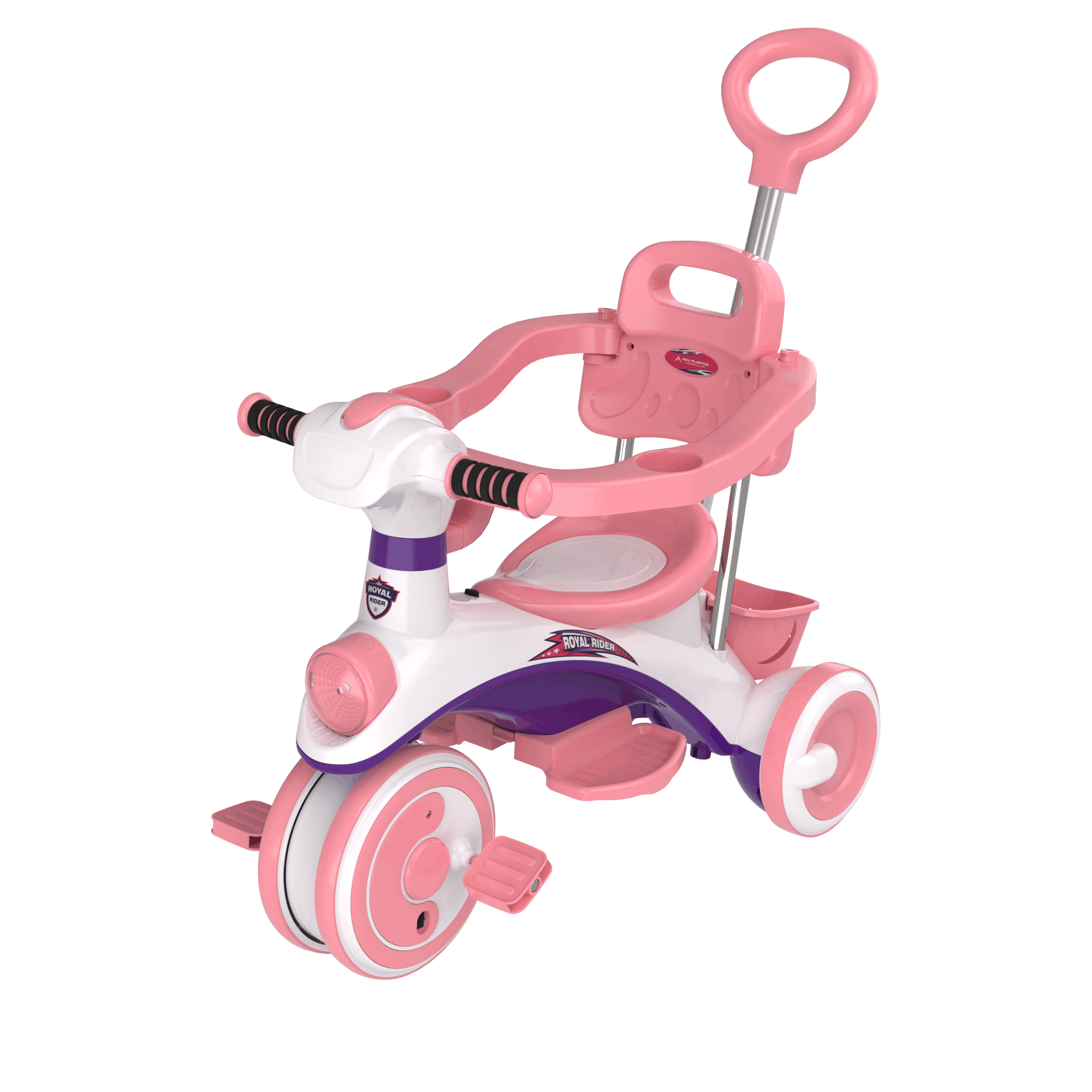 Royal Rider Shield (White Pink)