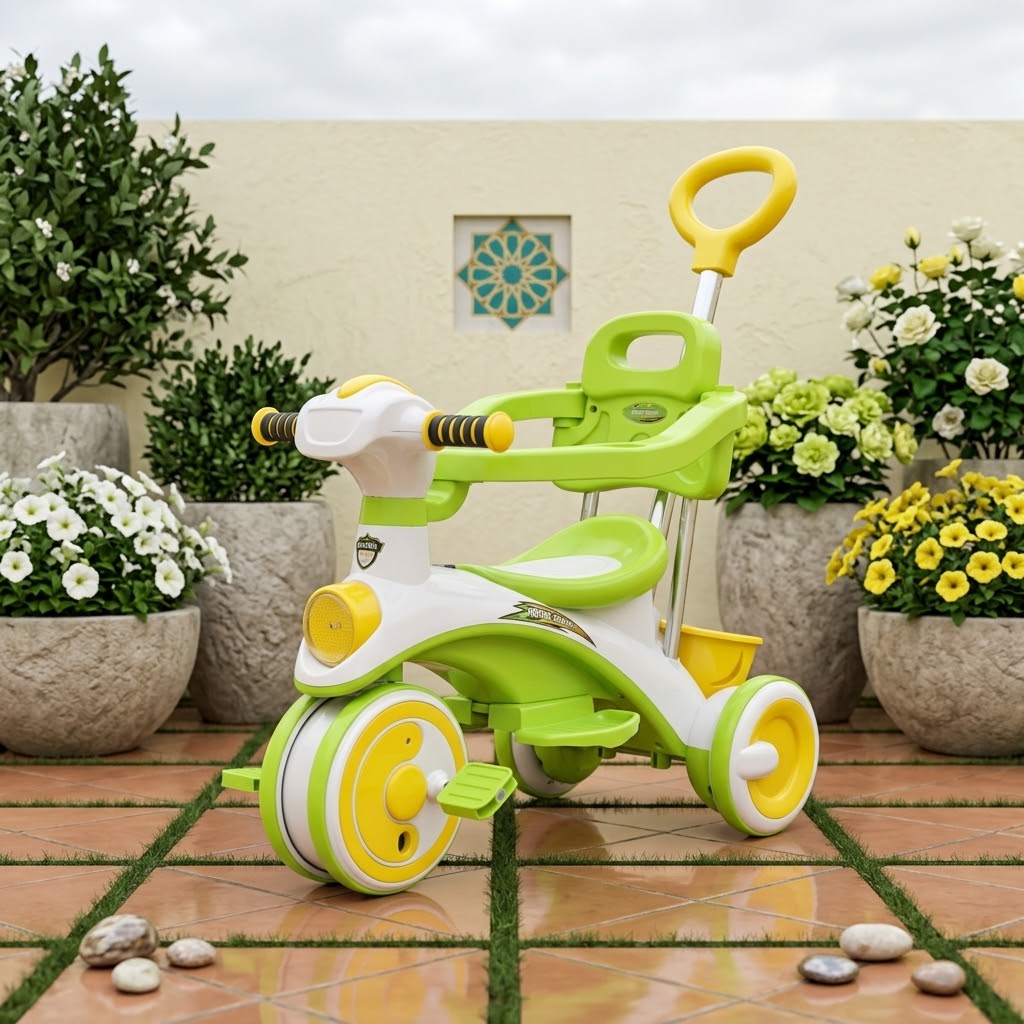 Royal Rider with Shield (White & Green) - Image 3