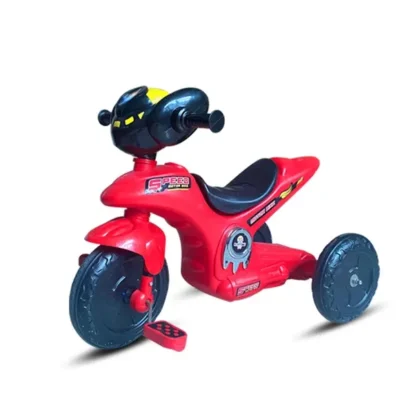 Fusion-tri-cycle-red-black