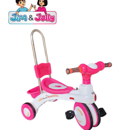 Rock Rider Tricycle With Support Handle – Pink