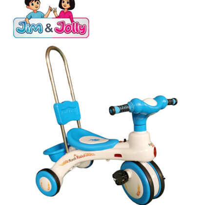 Rock Rider Tricycle With Support Handle – Blue