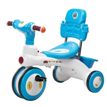 Rock Rider Tricycle With Backrest 3Y KD – Blue